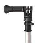 Телескопічний монопод для екшн-камер BORIKA FASTen Ng1100 чорний 104 см для човнів і катерів з кріпленням 1/4" і 2/3, фото 6