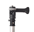 Телескопічний монопод для екшн-камер BORIKA FASTen Ng1100 чорний 104 см для човнів і катерів з кріпленням 1/4" і 2/3, фото 7