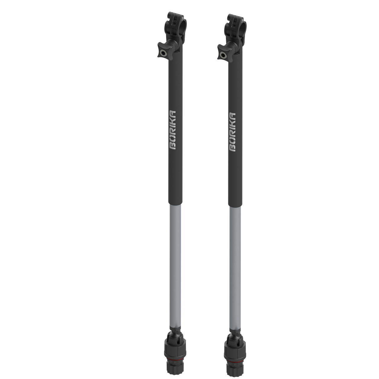 Комплект телескопічних розпірок BORIKA FASTen Lg400 чорні 52 см для моноподів катера та човна стійкість при зйомці на воді, фото 1