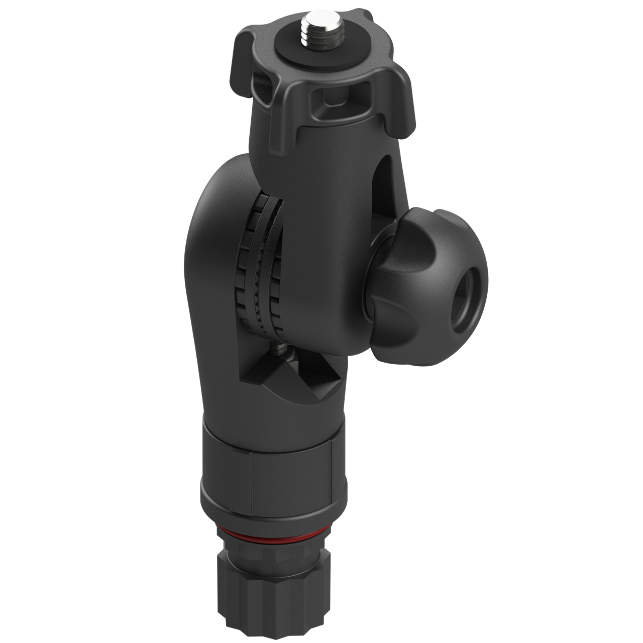 Поворотно-нахилений тримач камери BORIKA FASTen Tp038 чорний для човна з різьбою 3/8" 360° для риболовлі та активного відпочинку, фото 1