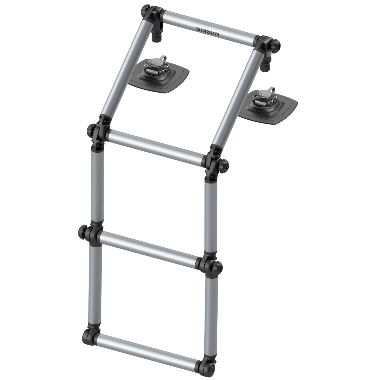 Бортова розкладна драбина BORIKA FASTen FLp032 1 м для човнів і катерів до 140 кг з монтажною системою FMp225, фото 1