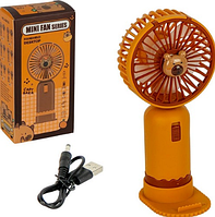 Портативний міні - вентилятор "Капібара" із зарядкою USB (42728)