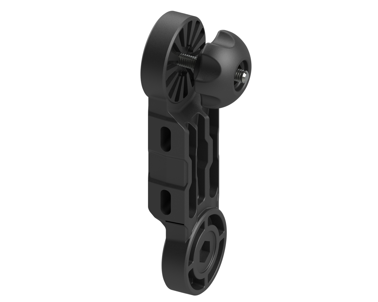 Пластиковий подовжувач для аксесуарів BORIKA FASTen Ex100 чорний 100 мм для човна і каяка з шліцами 27.7°, фото 1