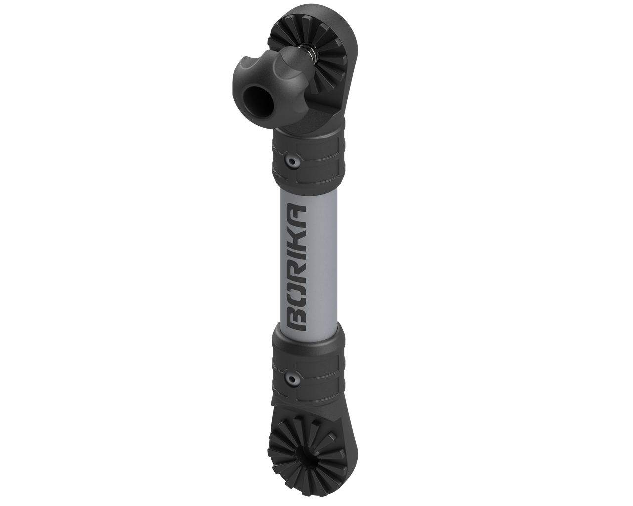 Подовжувач для аксесуарів BORIKA FASTen Ex225 чорний-сірий 205 мм шліци 27.7° для човнів і катерів, фото 1