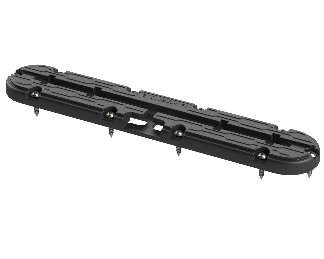 Монтажна площадка BORIKA FASTen TRk255 чорна 255 мм з Т-пазом для замків на плавзасобах, фото 1