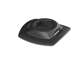 Монтажна площадка BORIKA FASTen Mp219 чорна з радіусним підставою для встановлення замка Fs218 на надувні плавзасоби та човни ПВХ