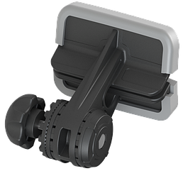 Монтажна площадка BORIKA FASTen Mx чорна з боковими шліцами 27.7° для човнів ПВХ і моторів кріплення на ліктросі