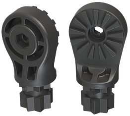 Адаптер BORIKA FASTen ARb027 чорний зі шліцами 27.7° для систем RAILBLAZA для човнів і катерів