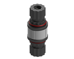 Поворотний адаптер BORIKA FASTen Ah264 чорний-сірий для замків з зовнішніми шліцами 30° 360° для човнів і каяків