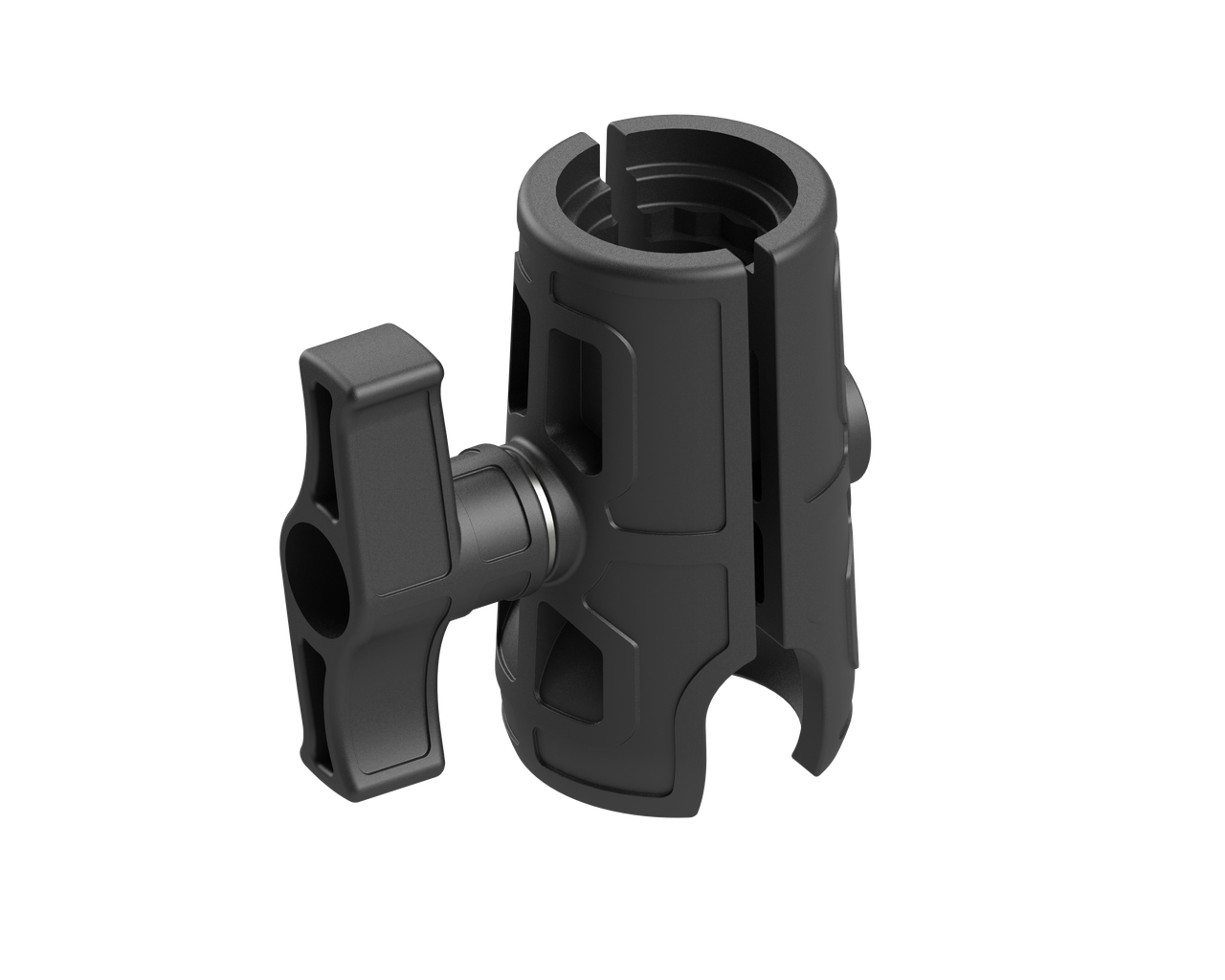 Перехідний адаптер BORIKA FASTen Sb038 з внутрішніми шліцами 30° для куль 1.5" (38 мм) чорний для човнів і каяків, фото 1