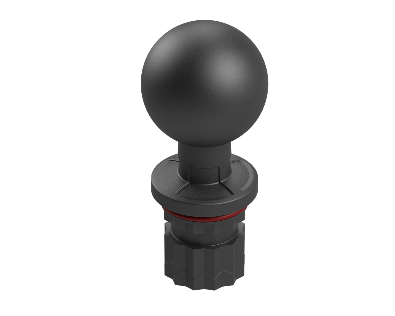 Армований адаптер BORIKA FASTen Ab038 чорний для встановлення аксесуарів на шар 1.5" (38 мм) RAM для човнів і каяків, фото 1