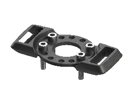 Тримач ременя BORIKA FASTen Hb228 чорний для 2 ременів з кріпленням під замок Fs219 для ПВХ човнів і катерів