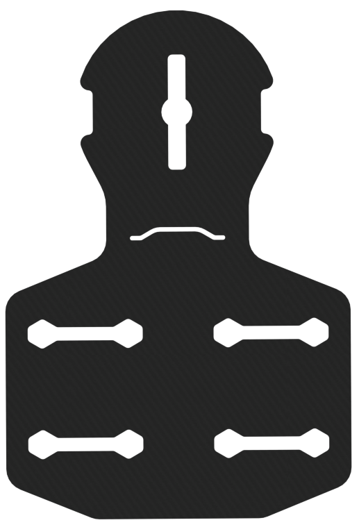 ПВХ кріплення BORIKA FASTen Pm218 чорне тип MOLLE для сумок під замок Fs218 для човнів і катерів з ПВХ, фото 1