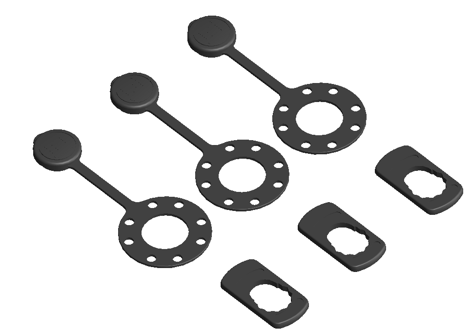 Комплект модернізації BORIKA FASTen FSk219 чорний для замків Fs219 для катерів та човнів з 3 захистами та фіксаторами, фото 1