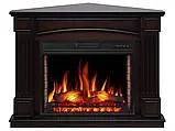 Камінокомплект ArtiFlame Boston Corner AF28S махагон коричневий антик з обігрівом і звуком горіння вогню, фото 2