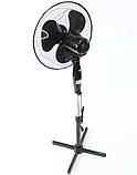 Вентилятор RAF TOP FS40-5 побутовий осевий з регулюванням висоти Чорний, фото 8
