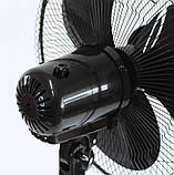 Вентилятор RAF TOP FS40-5 побутовий осевий з регулюванням висоти Чорний, фото 9