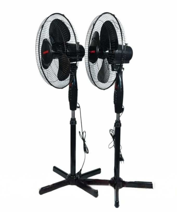 Набір вентиляторів FS40-5 для дому та офісу, підлогові, 3 режими, 2 шт., чорний, фото 1