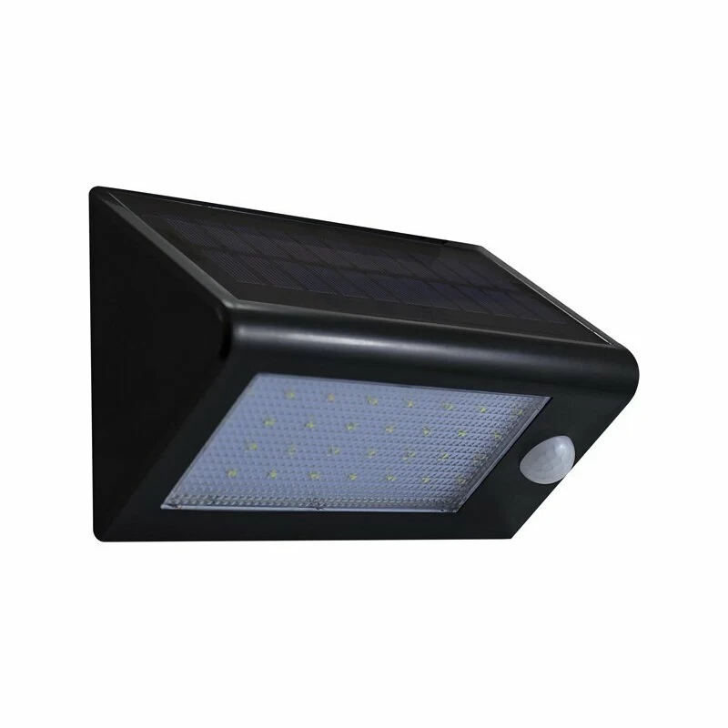 LED світильник вуличний Goldlux Box на сонячній батареї 5.5W 6400К IP44 з датчиком руху 307637