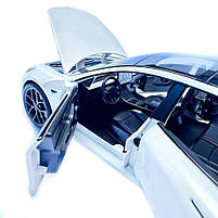 Машинка метал Tesla model 3 біла Тесла 1:24 відкр двері баг капот звук світло 18,5*6*8,5см (EL-94022), фото 7