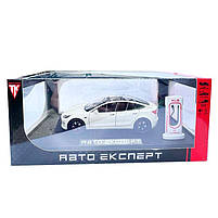Машинка метал Tesla model 3 біла Тесла 1:24 відкр двері баг капот звук світло 18,5*6*8,5см (EL-94022), фото 8
