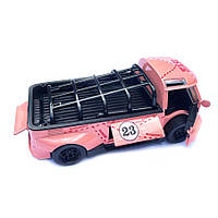 Машинка метал Volkswagen Type 2 VW кемпінг Bus брожева Фольксваген 1:32 відкр двері баг капот звук світло 14,5*6,6*5,5см, фото 8