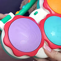 Музична гусінь WToys укр мова світло 6 пісень 5 казок цифри піаніно 23*26*5см (57839), фото 3