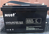 Акумуляторна батарея MUST LiFePO4 LP1500-12100 12 V 100 Ah, фото 2