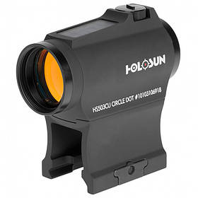 Коліматорний приціл Holosun HS503CU, RED, 2 MOA Dot и 65 MOA Circle, Колір: Black