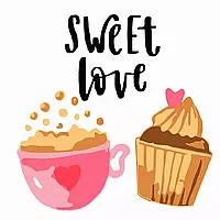 Картина по номерам "Сладкий момент" 20x20 см, набор для творчества (HH7127)