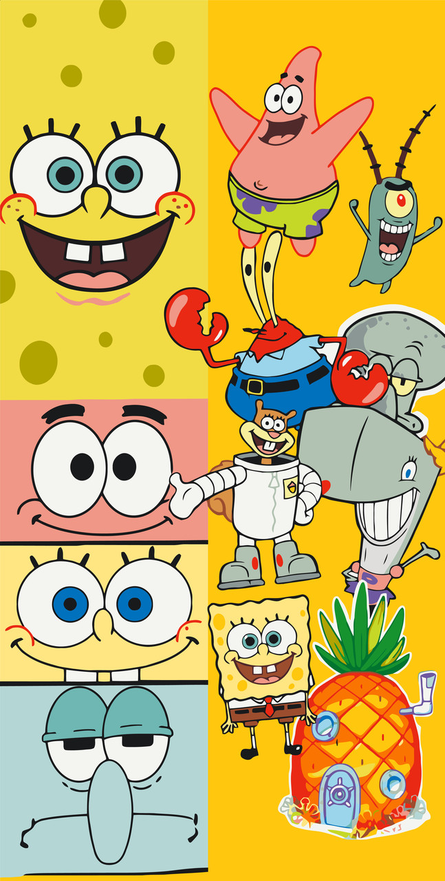 Картина за номерами Герої кіно. Морські пригоди Спанчбоб 40*80 см Орігамі LW 5139, фото 1