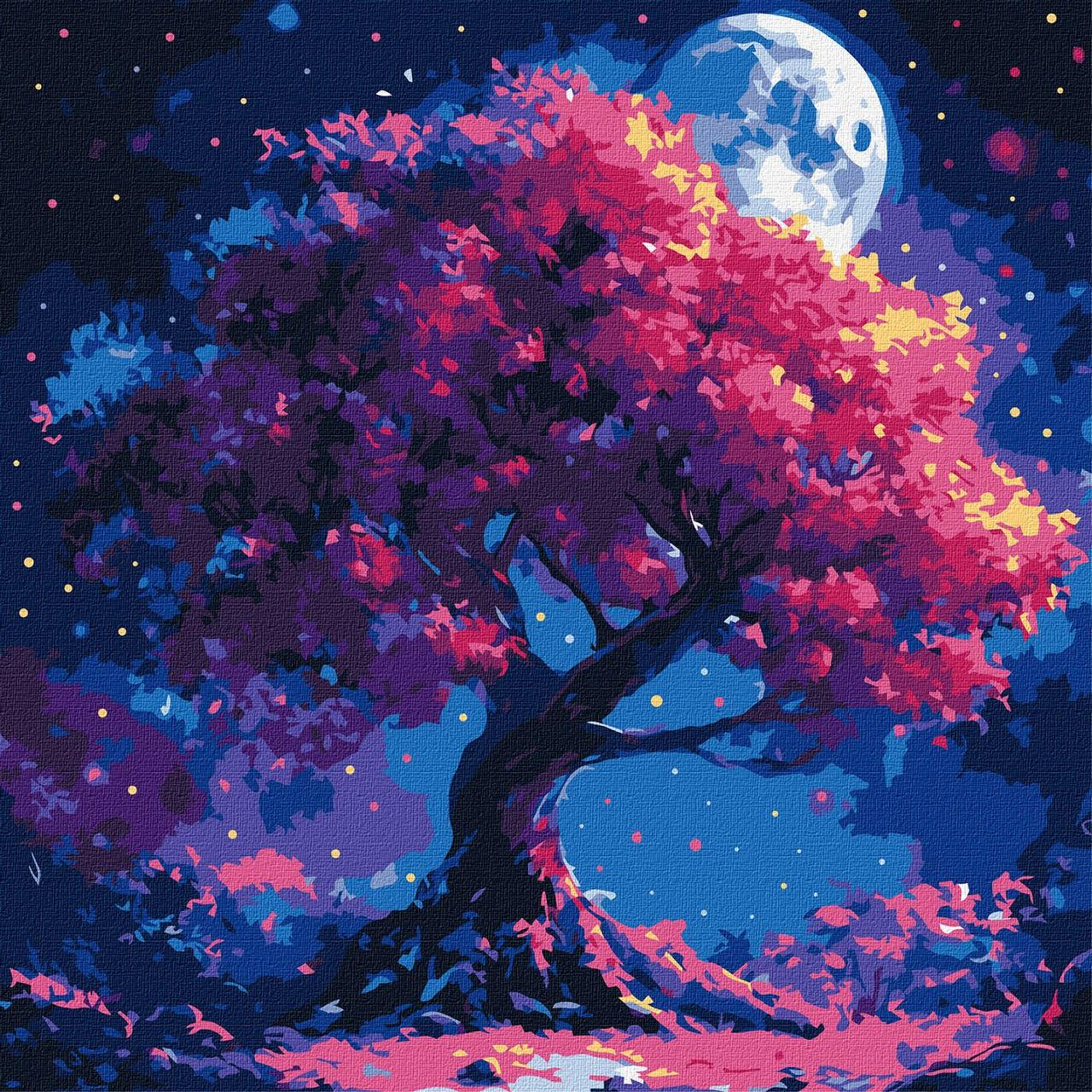 Картина за номерами Пейзаж. Величне дерево 40*40 см Ідейка KHO 6384, фото 1