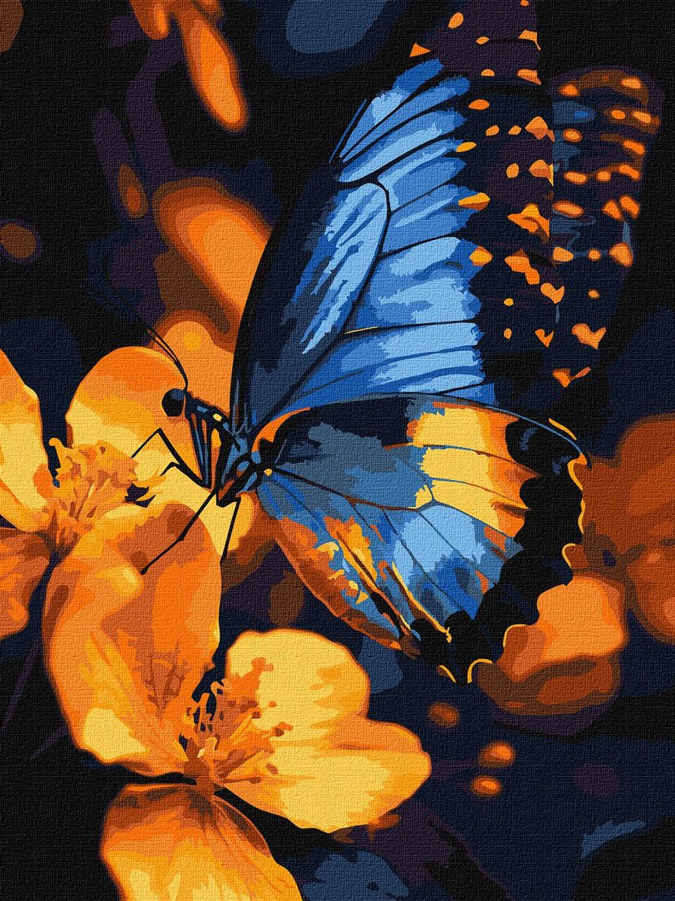 Картина за номерами Патріотичний метелик 30*40 см Ідейка KHO 6731, фото 1