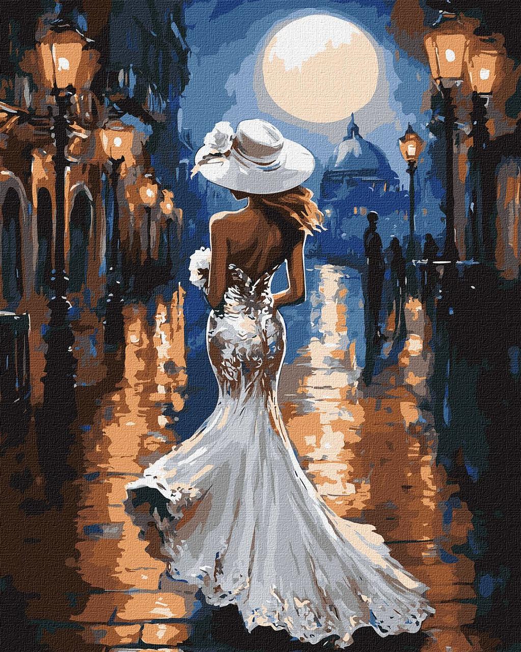 Картина за номерами Люди. Вечірній стиль 40*50 см Ідейка KHO 8553, фото 1