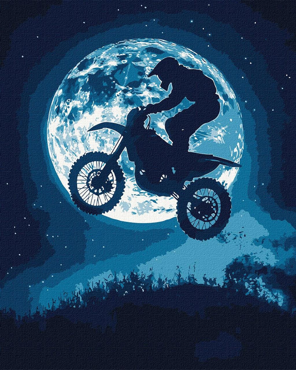 Картина за номерами Драйв вночі з фарбами металік 40*50 см Ідейка KHO 8580, фото 1