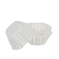 Паперова форма для цукерок (30х30, h=30) біла (100 шт)