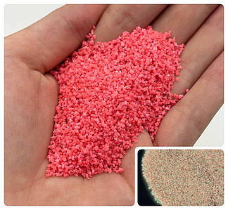 Декоративний наповнювач/ Світиться у темряві / Упаковка - 20 грам / Кораловий