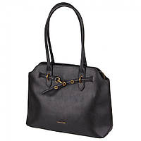 Сумка Шоппер экокожа черный Арт.CM7665 black DavidJones Франція