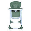 Дитячий стільчик Bambi M 3233L: регулювання по висоті (7 позицій), спинка 3 положення, екошкіра/легкий догляд, кошик для іграшок, фото 7