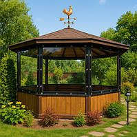 Рідке скло для альтанки, тераси