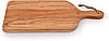 Обробна дошка Samhita з акації з ручкою, для кухні та сервірування, підноси для сиру, нарізки м'яса і ковбас, фото 2