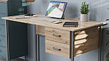 Комп'ютерний стіл Ferrum-decor Таккота 75x120x70 сірий ДСП Дуб Артізан 16мм (FRD-102341), фото 7