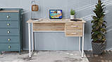Комп'ютерний стіл Ferrum-decor Таккота 75x120x70 білий ДСП Дуб Артізан 16мм (FRD-102119), фото 5