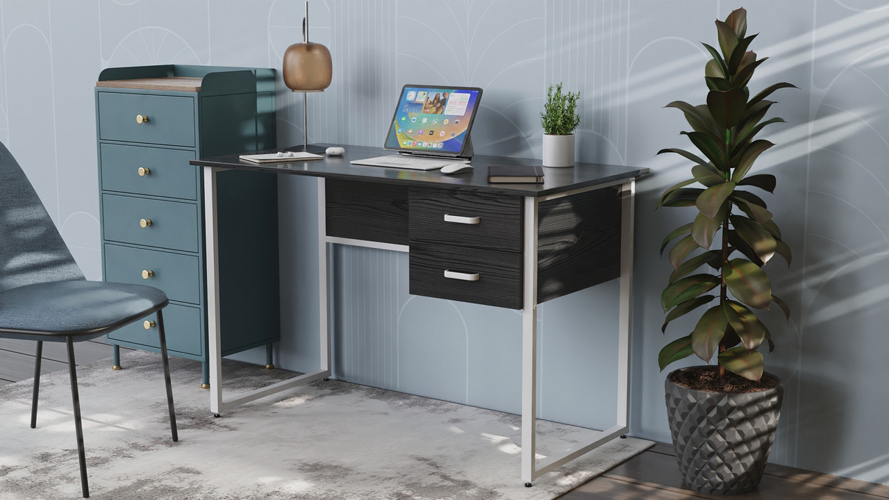 Комп'ютерний стіл Таккота 75x140x70 білий ДСП Сосна Кембра 16мм FRD-102130, фото 1