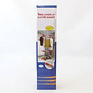 Багатоярусна сушарка для білизни до 50 кг (172х73х64) Garment Rack With Wheels / Підлогова вішалка, фото 9