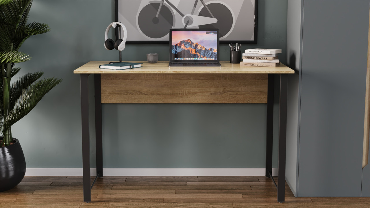 Комп'ютерний стіл Ferrum-decor Раян 75x140x70 сірий ДСП Білий 32мм (FRD-101646), фото 1