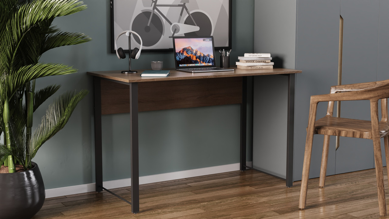 Комп'ютерний стіл Ferrum-decor Раян 75x140x60 сірий ДСП Дуб Артізан 16мм (FRD-101614), фото 1