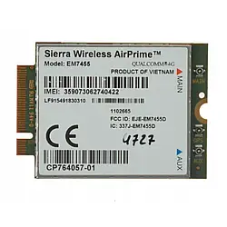 Модем 4G LTE EM7455 (337J-EM7455D, CP764057-01), для ноутбуків Fujitsu U749, U759, U7510 Б/в