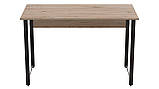 Комп'ютерний стіл Ferrum-decor Курт 75x100x60 чорний ДСП Дуб Артізан 16мм (FRD-102024), фото 10