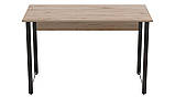 Комп'ютерний стіл Ferrum-decor Курт 75x140x60 чорний ДСП Дуб Артізан 16мм (FRD-102031), фото 7